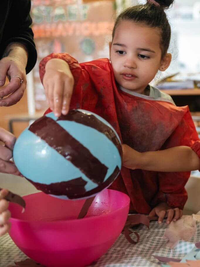 Children at pre school