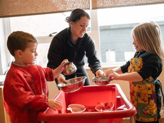 Group of children pre school